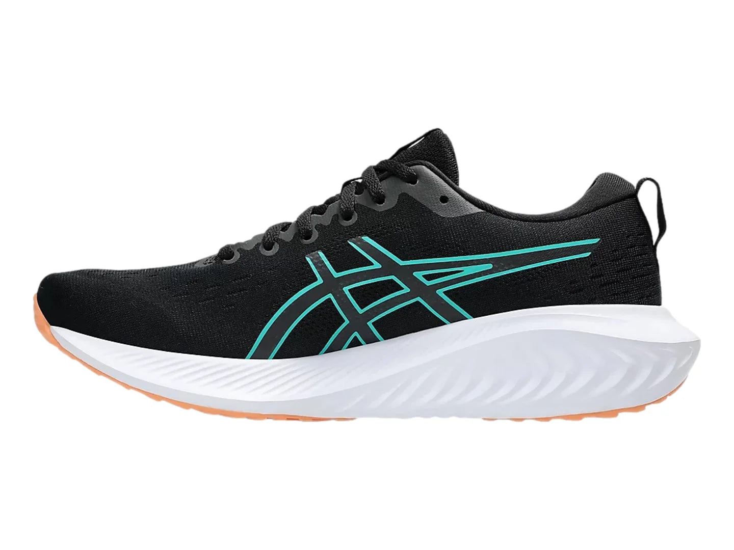 Tenis ASICS Gel Excite 10 Negro y Azul Teal para Hombre