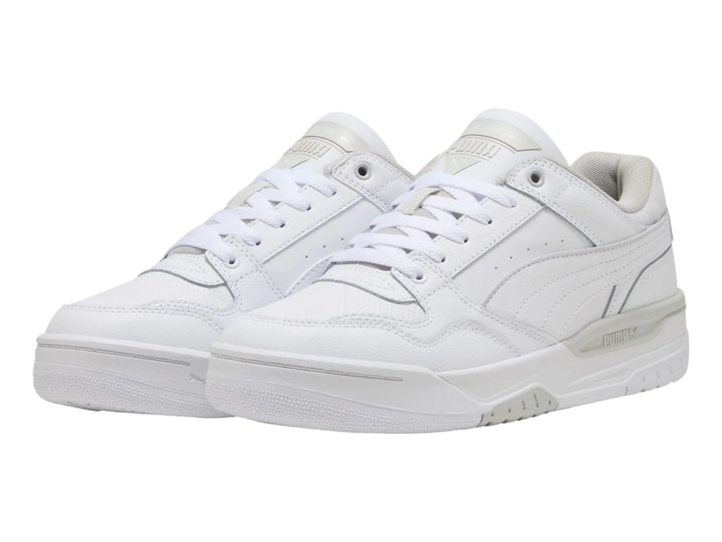 Tenis PUMA Rebound Retro Blanco y Gris para Hombre