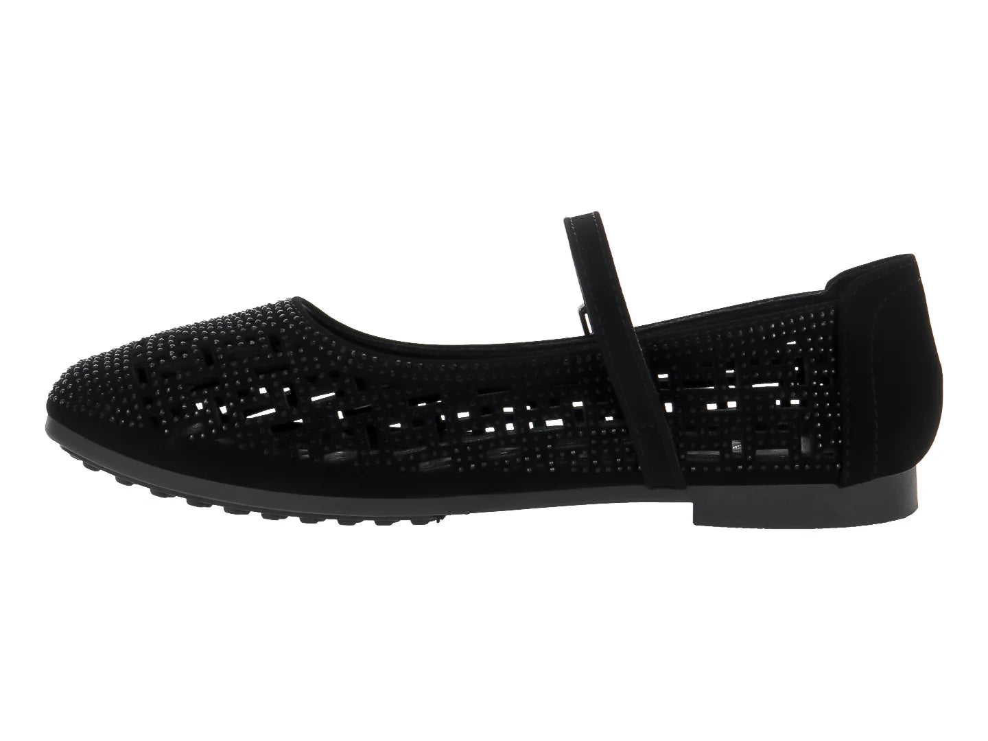 Zapatos Planos Roze Negro para Mujer