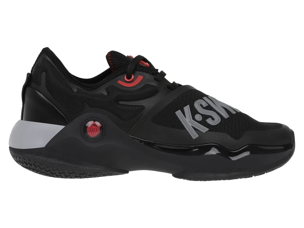 Tenis K Swiss Medac Negro con Rojo para Hombre
