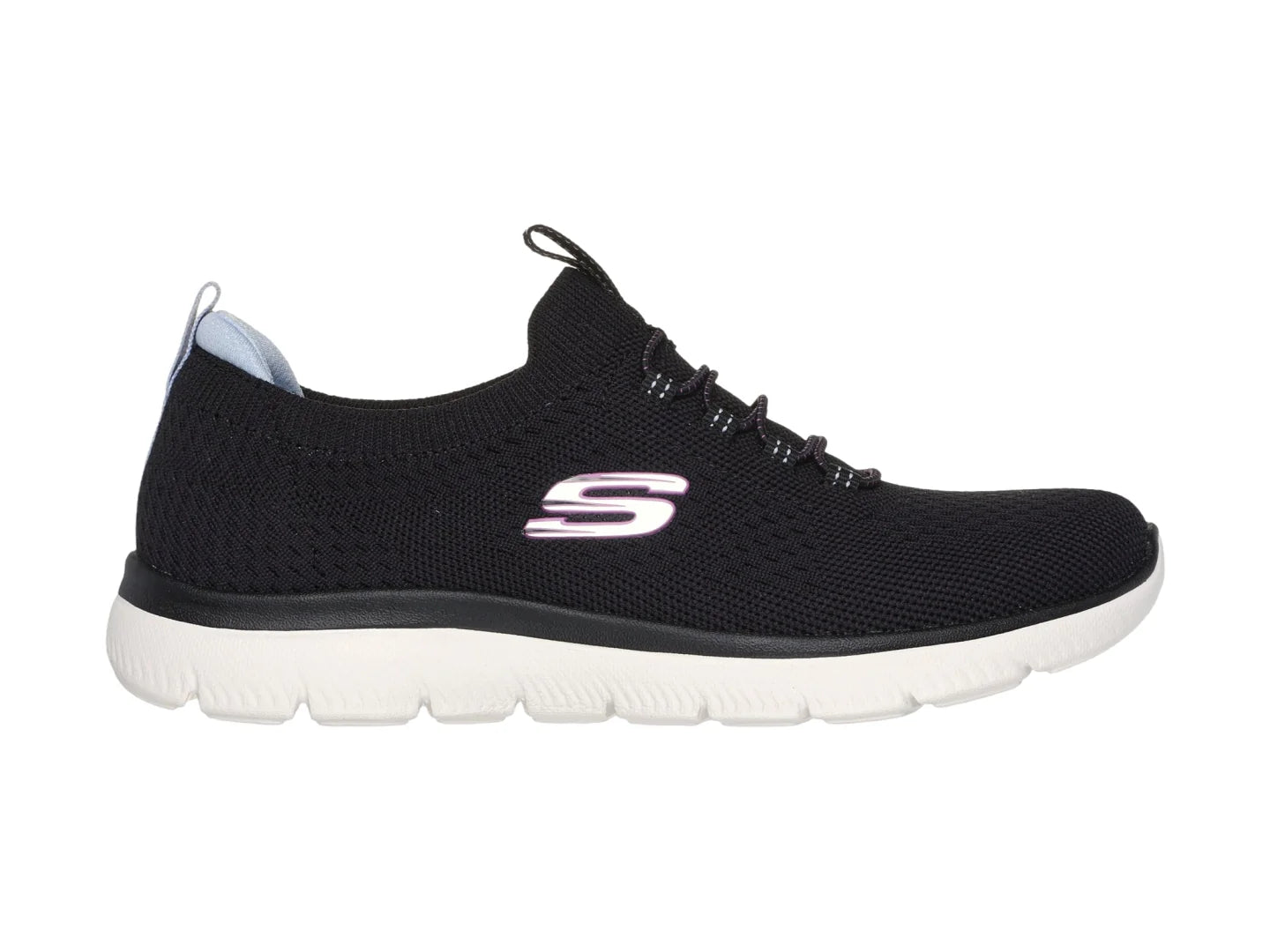 Tenis Skechers Summits Negro Multicolor para Mujer