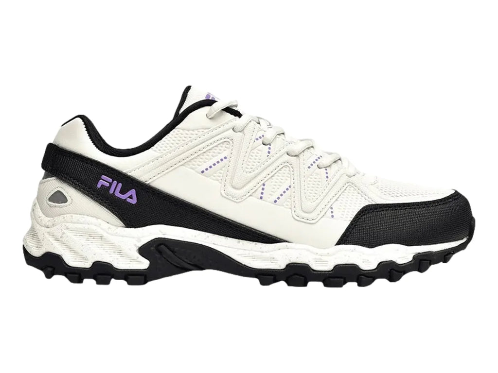 Tenis Fila Firetrail Evo Blanco y Gris para Niño