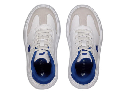 Tenis Charly Blancos con Azul para Niño