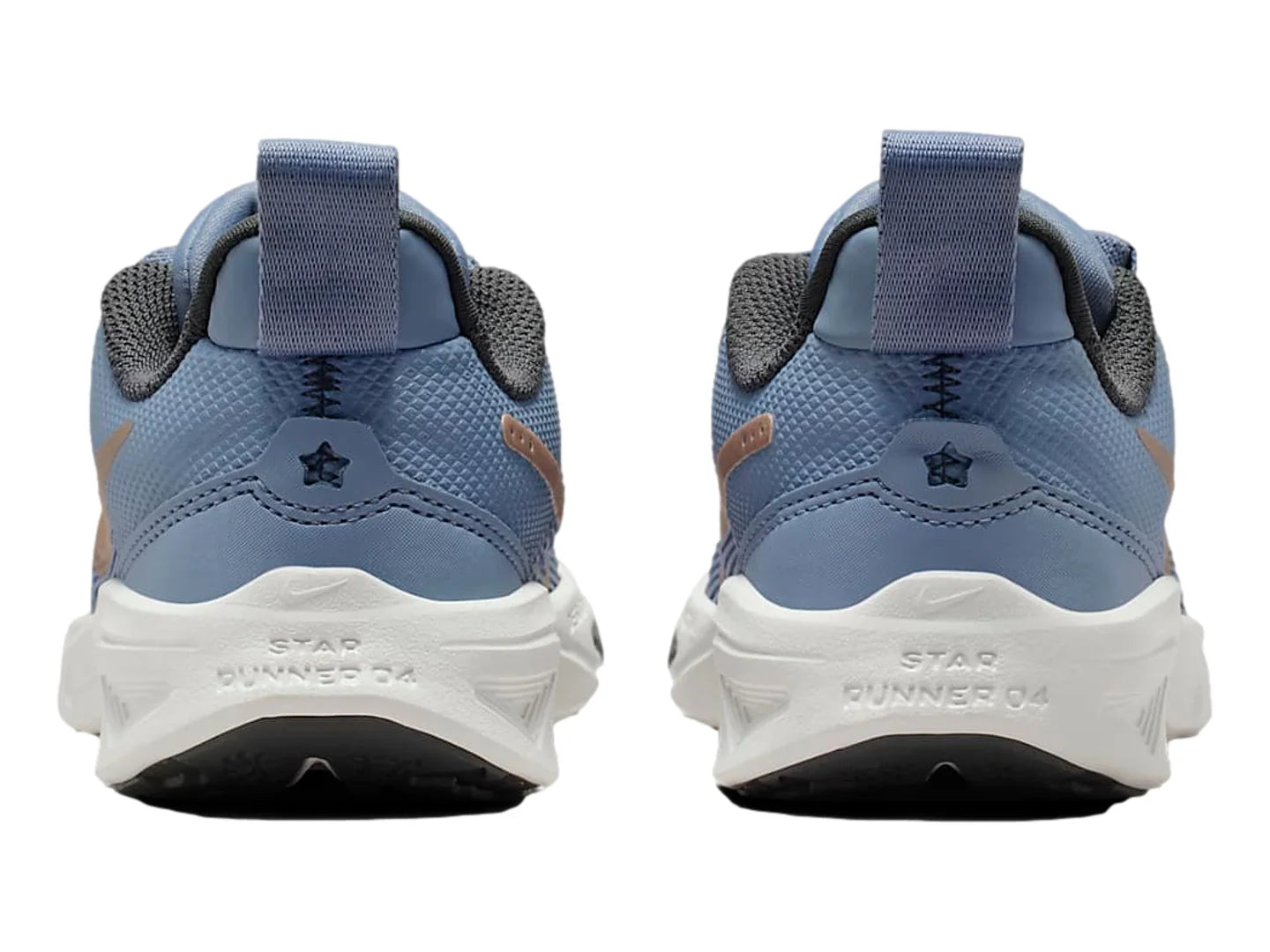 Tenis Nike Star Runner 4 Azul y Bronce para Niño