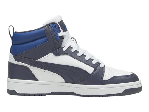 Tenis PUMA Rebound V6 Gris y Azul para Hombre