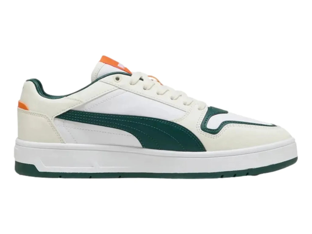 Tenis PUMA Court Classic Street Blanco y Verde para Hombre