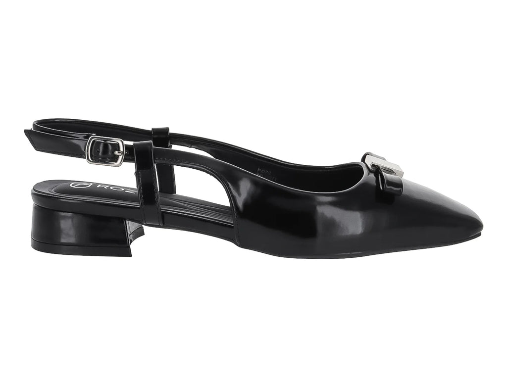 Zapatos Flats Ballerina Roze Negro para Mujer