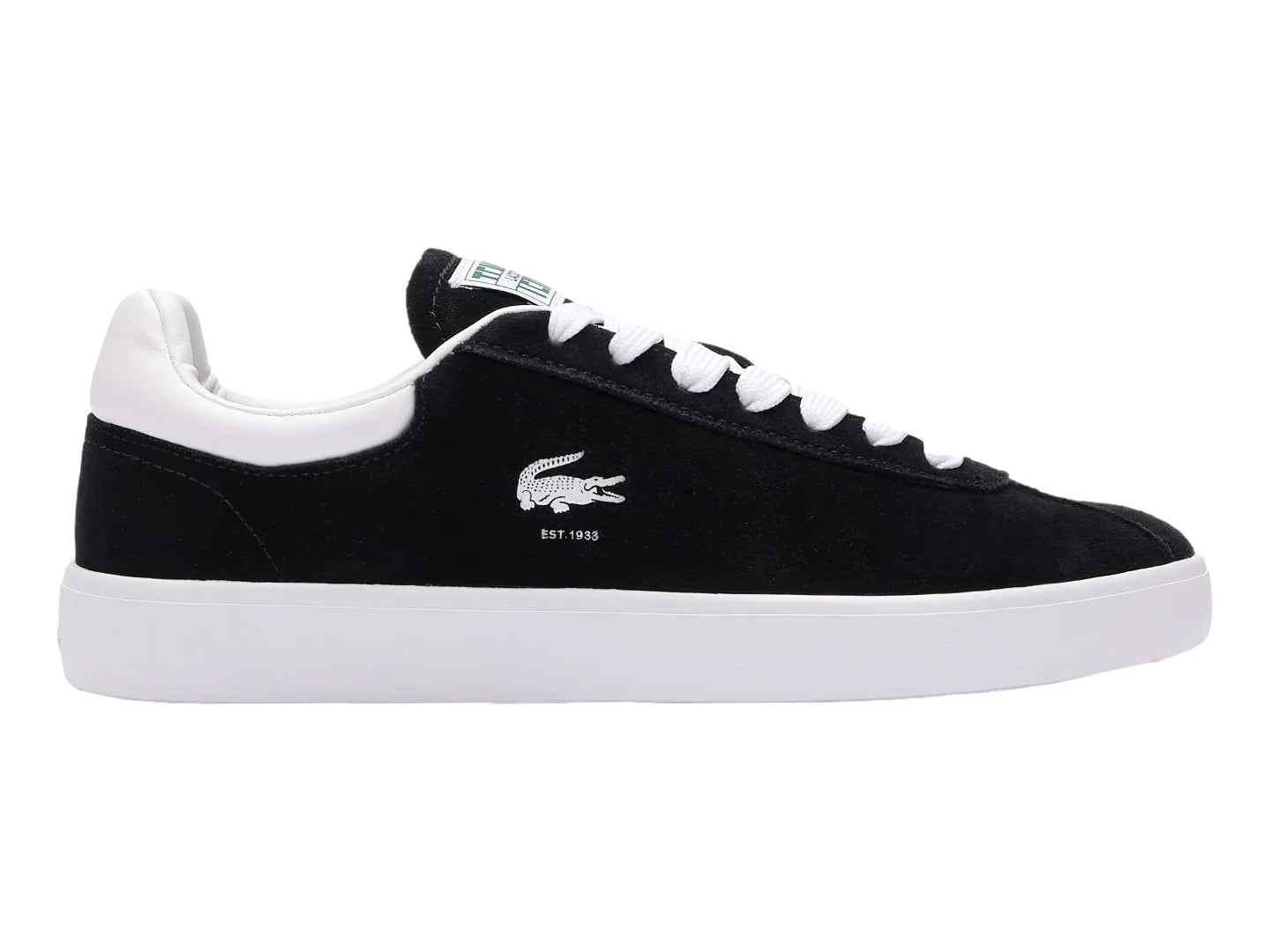 Tenis Lacoste Baseshot 223 Negro y Blanco para Mujer