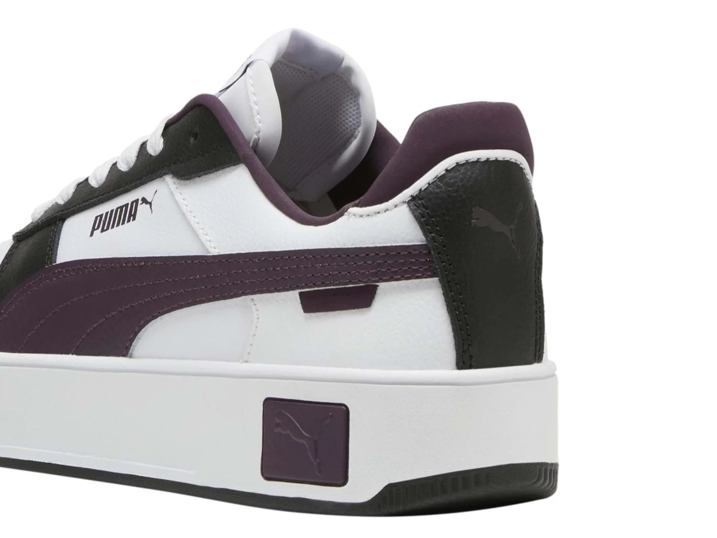 Tenis PUMA Carina Street Blanco y Morado para Mujer