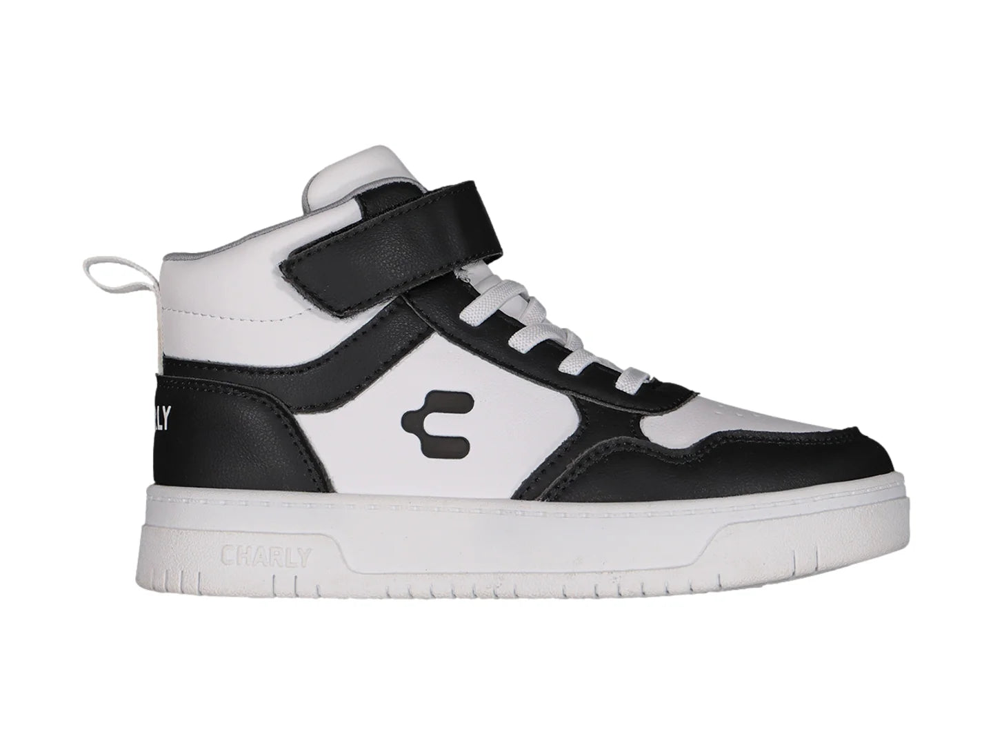 Tenis Charly Skurban Blanco y Negro para Niño