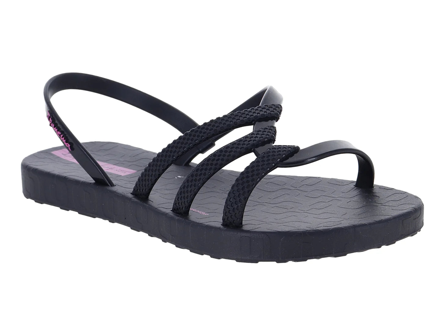 Sandalias Ipanema Negro Lila para Niña