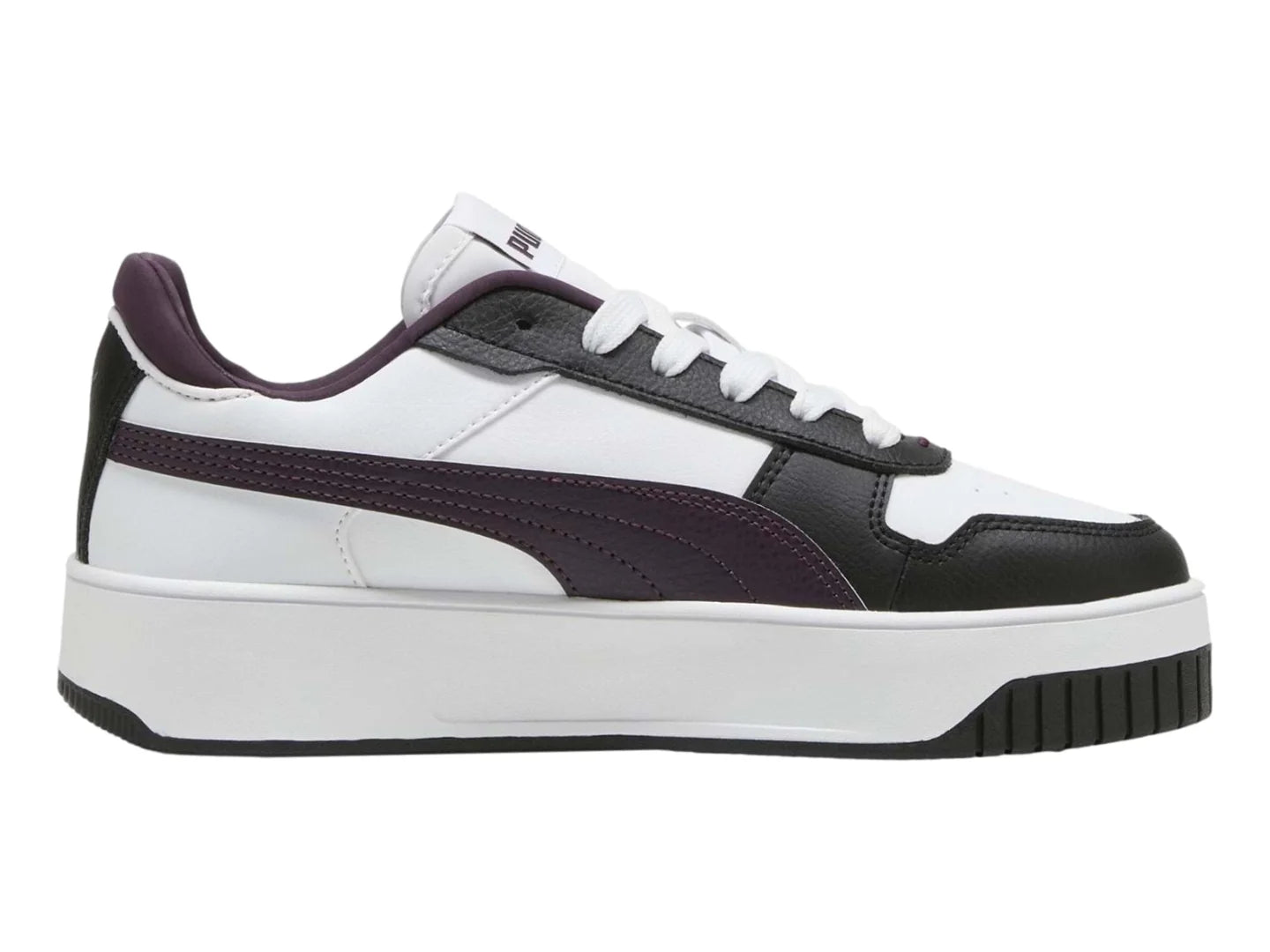 Tenis PUMA Carina Street Blanco y Morado para Mujer