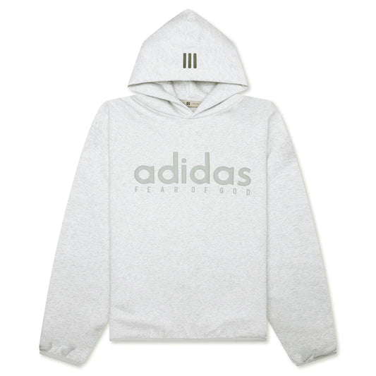 Fear of God Athletics x Adidas Cotton Fleece Hoodie Light Heather Grey