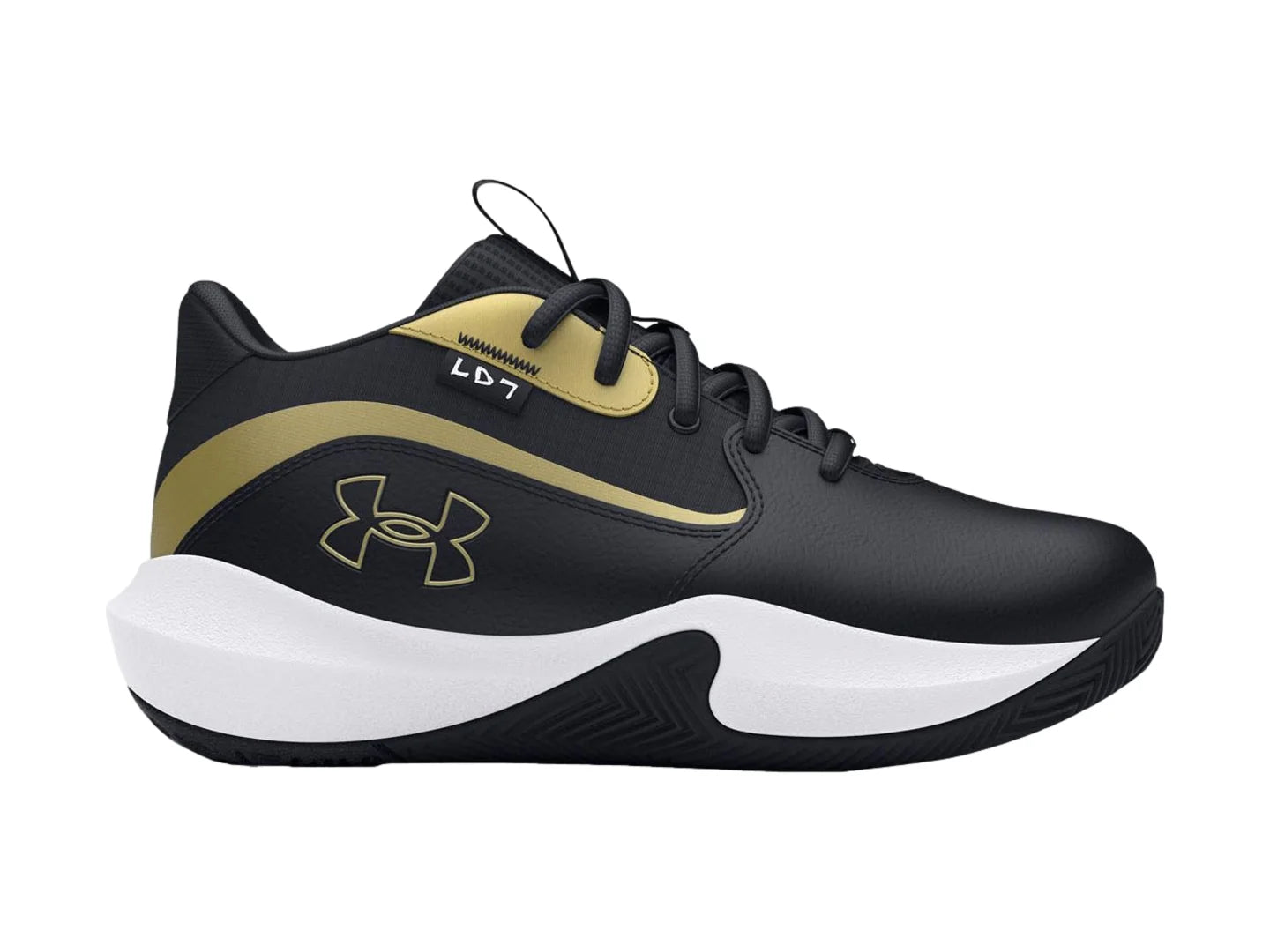 Tenis Under Armour GS Lockdown 7 Negro para Niño