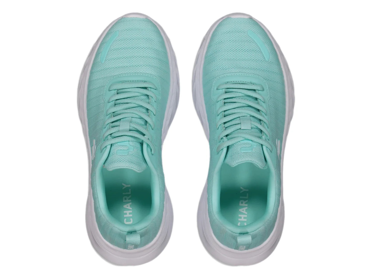 Tenis Charly Deportivos Aqua y Blanco para Mujer