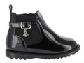 Botas Coqueta de Charol Negro para Niña