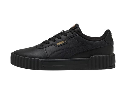 Tenis PUMA Carina 30 Negro con Dorado para Mujer