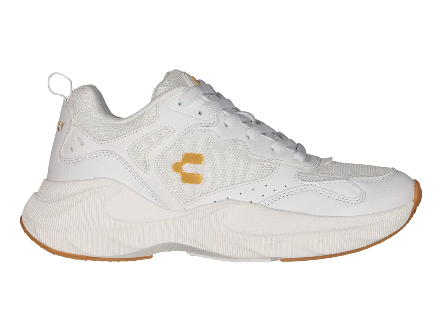 Tenis Charly Blanco y Oro para Mujer
