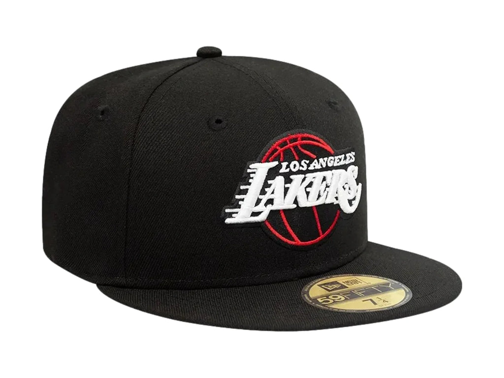 Gorra New Era Los Angeles Lakers Negro Rojo