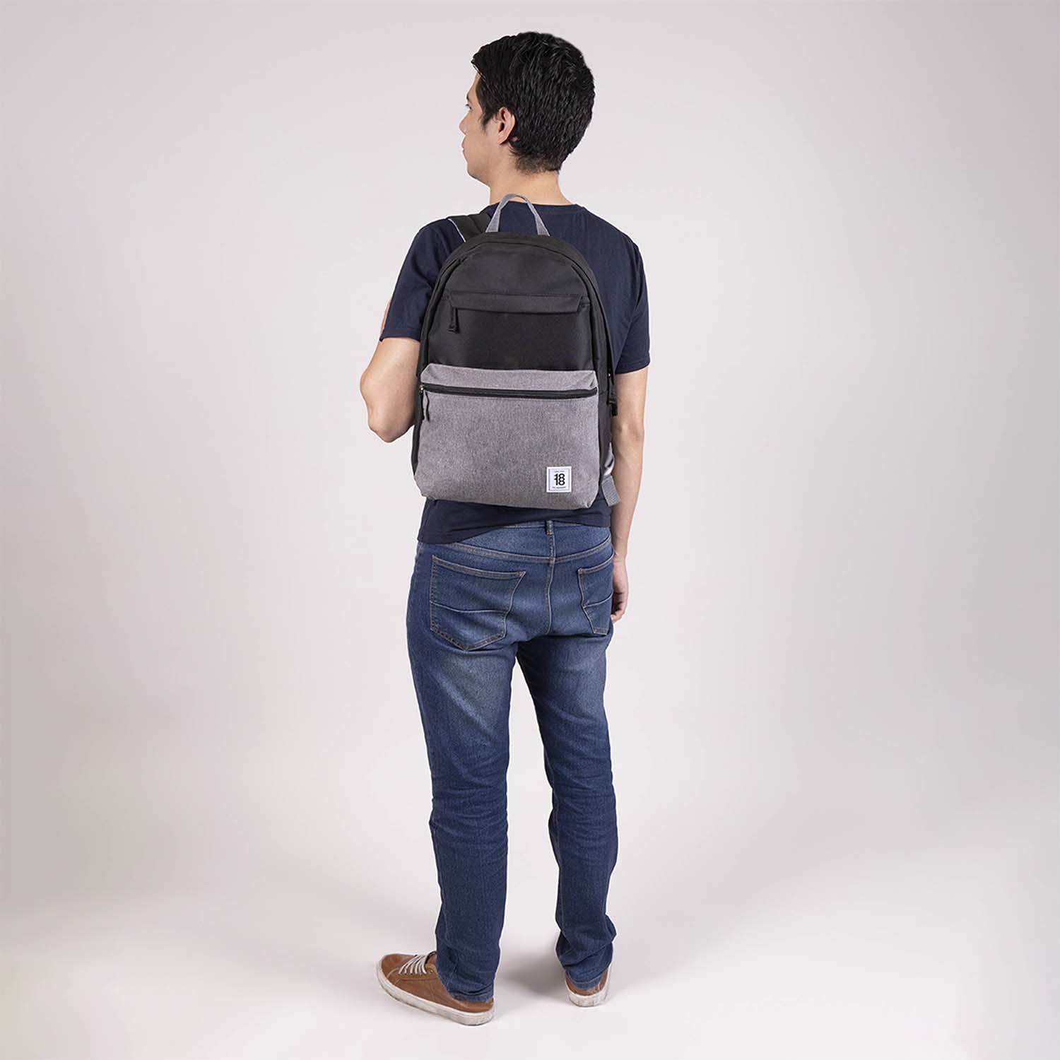 Mochila Chenson Gris Unisex