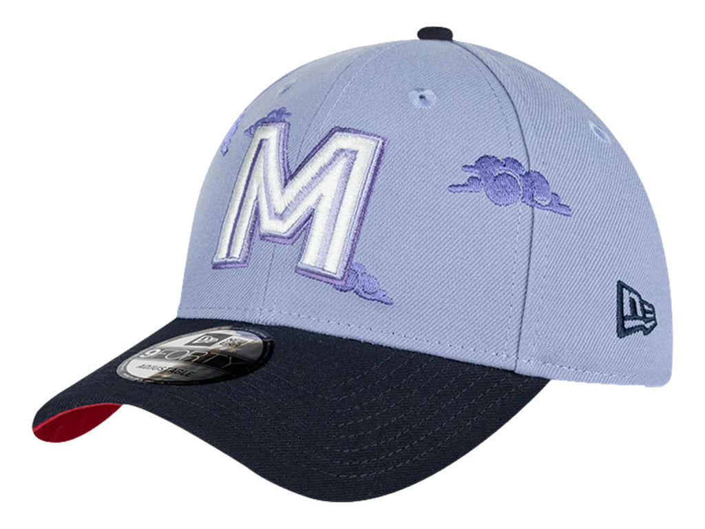 Gorra New Era 940 Clouds México Morada