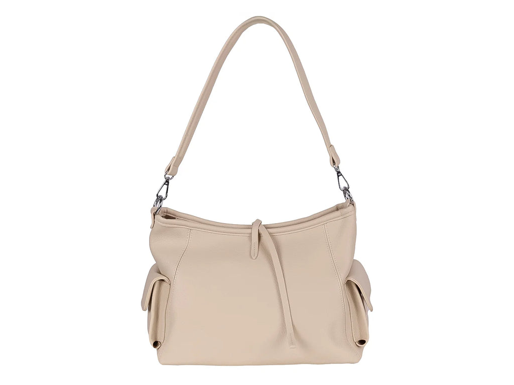 Bolso de Hombro Unibella Beige para Mujer