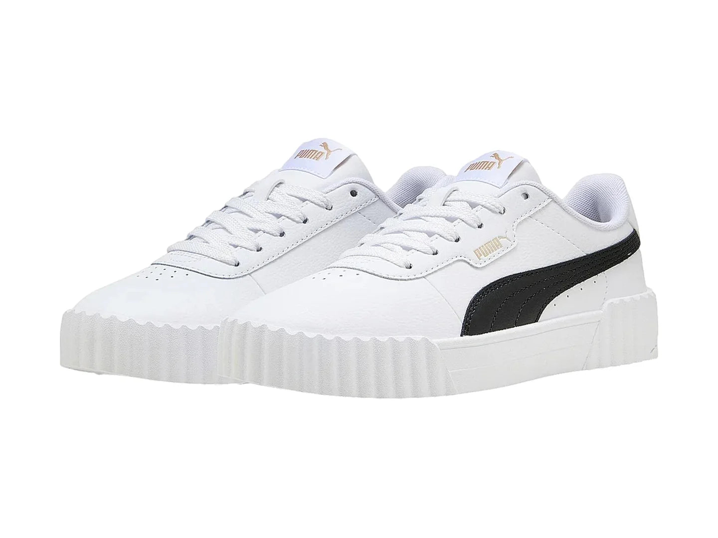 Tenis PUMA Carina 30 Blanco y Negro para Mujer