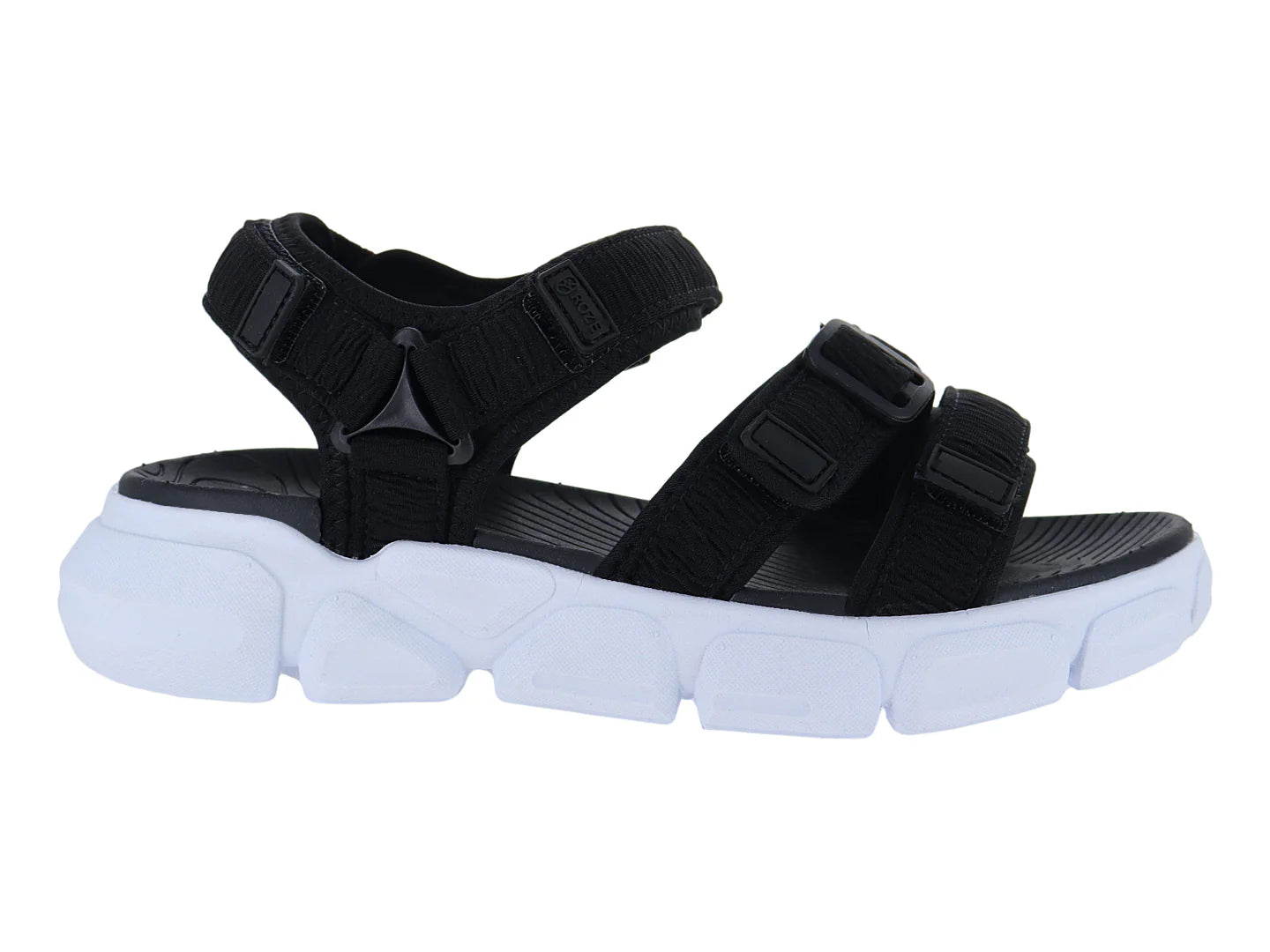Sandalias Gladiador Roze Negro para Mujer