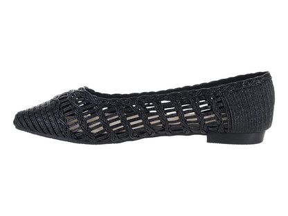 Zapatos Planos Roze Negro para Mujer