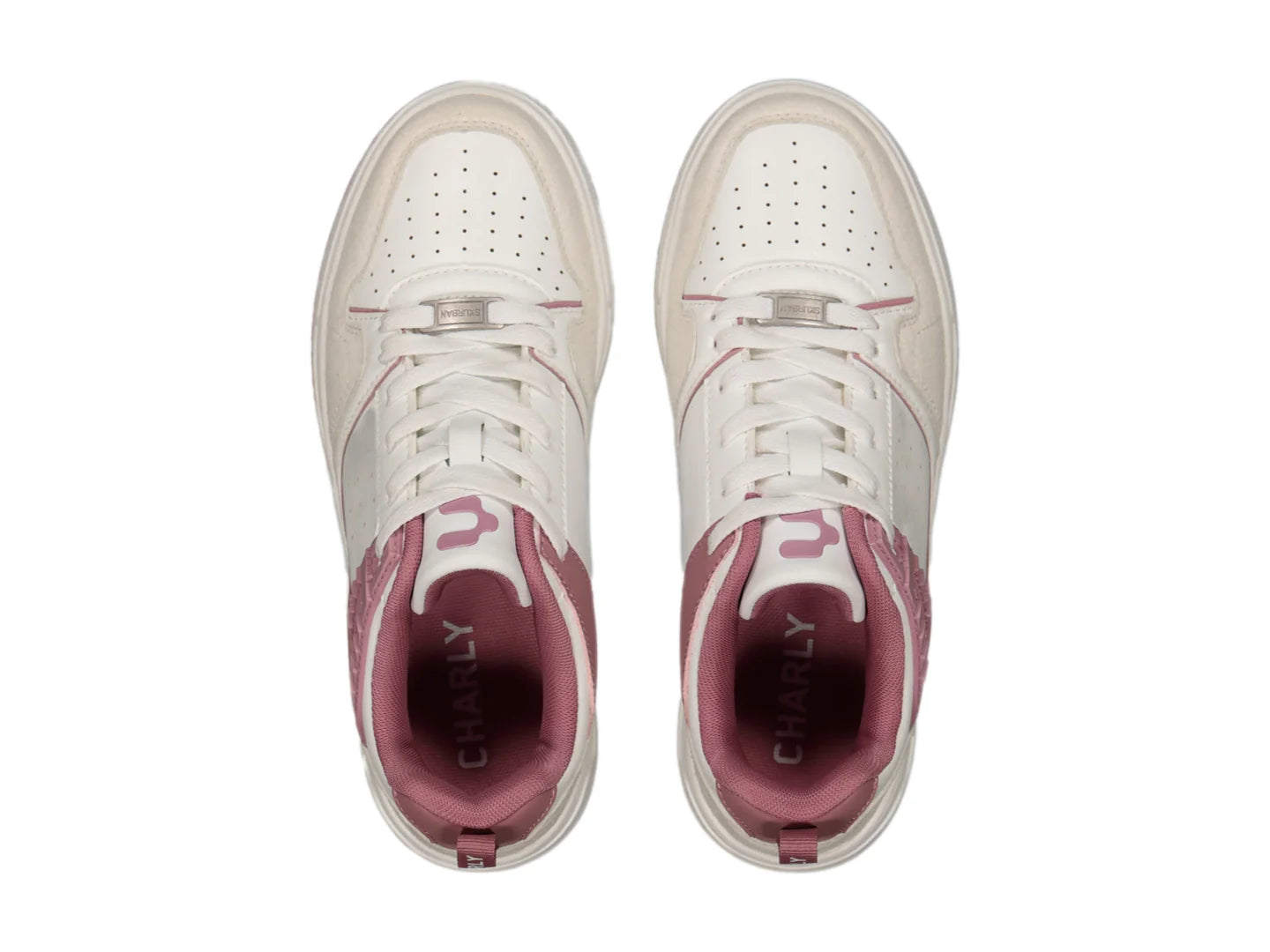 Tenis Charly Blanco y Rosa para Mujer