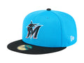 Gorra New Era Miami Marlins Negro para Hombre