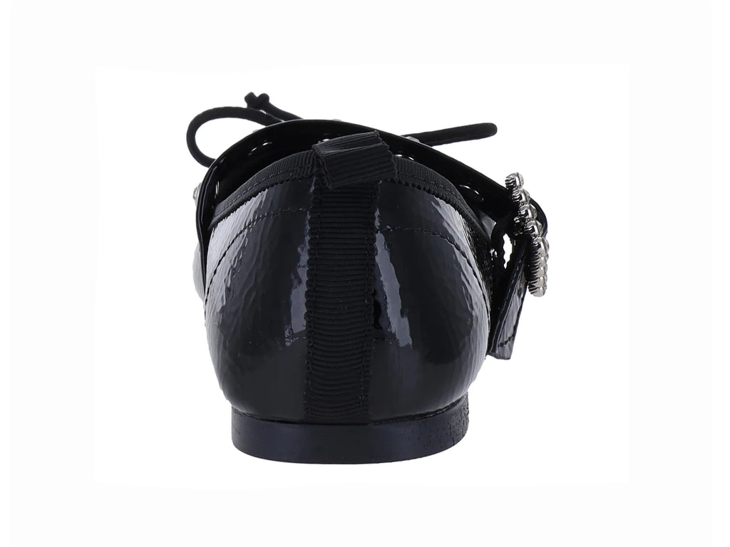 Zapatos Planos 4EVER de Charol Negro para Niña