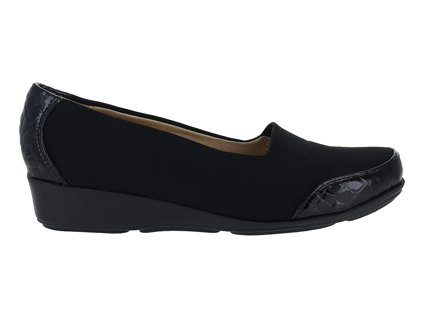 Zapatos Planos Capricho Negro para Mujer