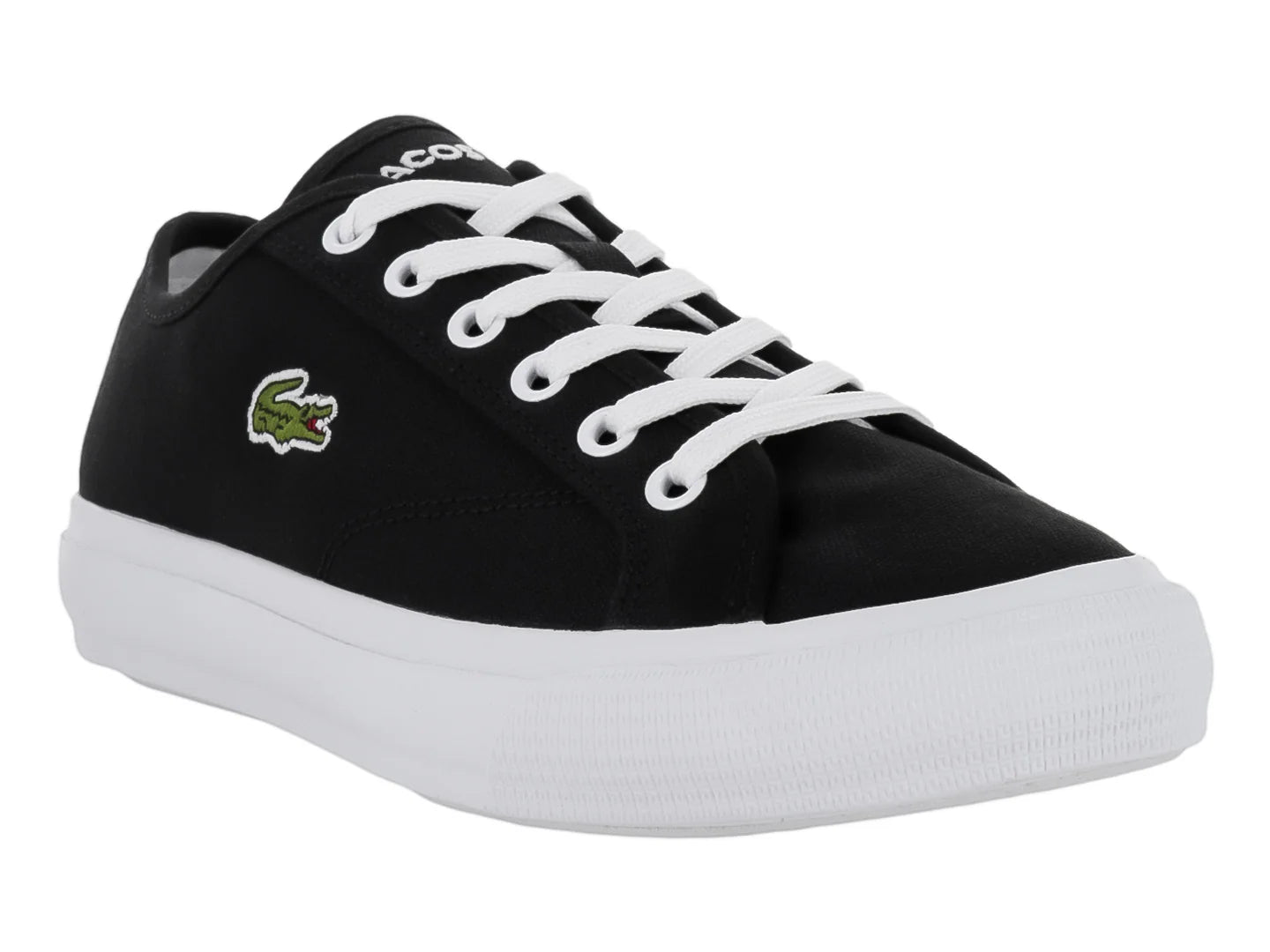 Tenis Lacoste Backcourt 224 Negro y Blanco para Niño