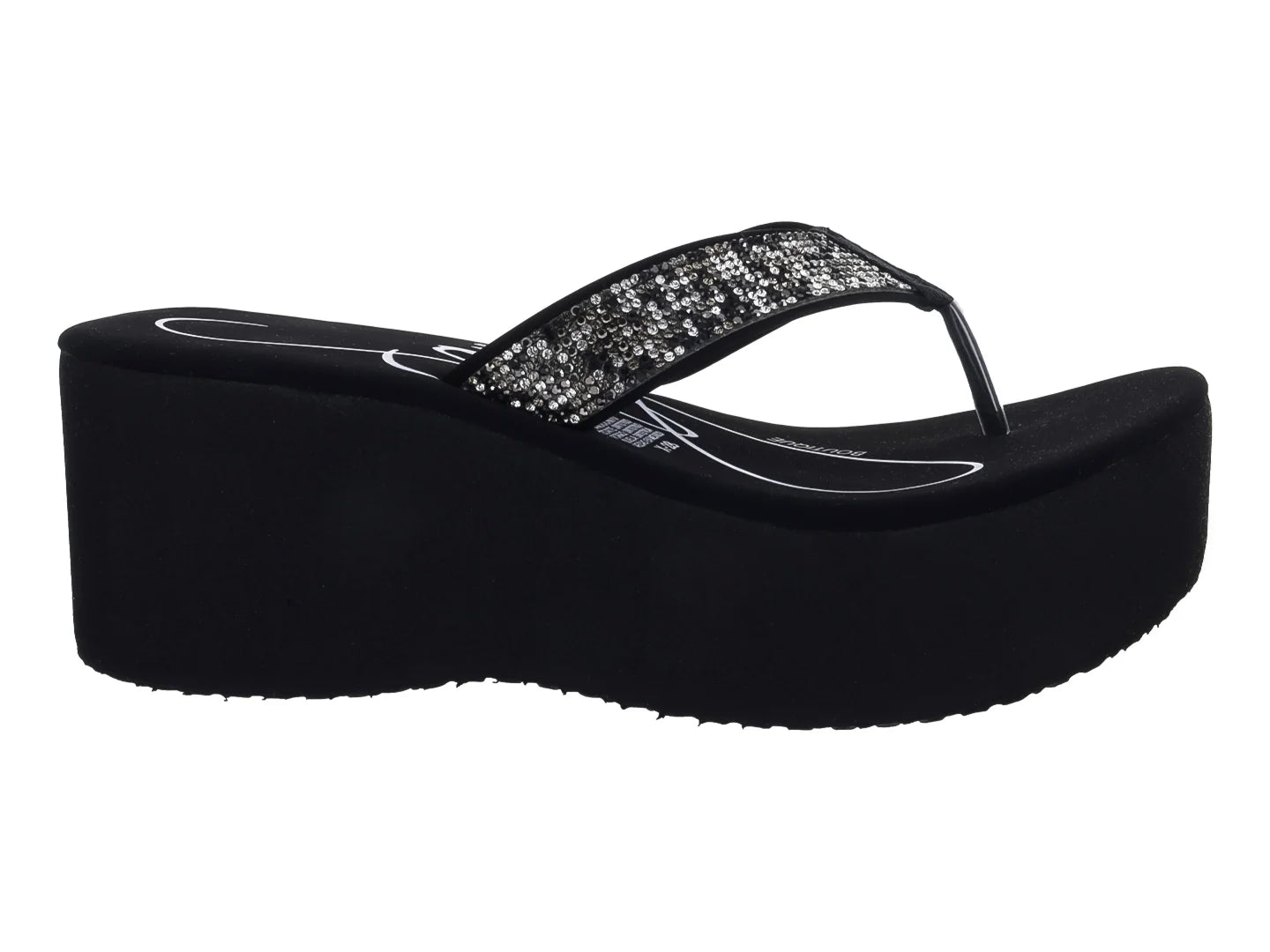 Sandalias SARY Plataforma Negro para Mujer