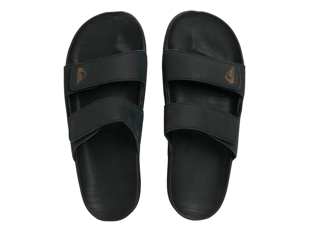 Sandalias Quiksilver Rivi Leather Negro para Hombre