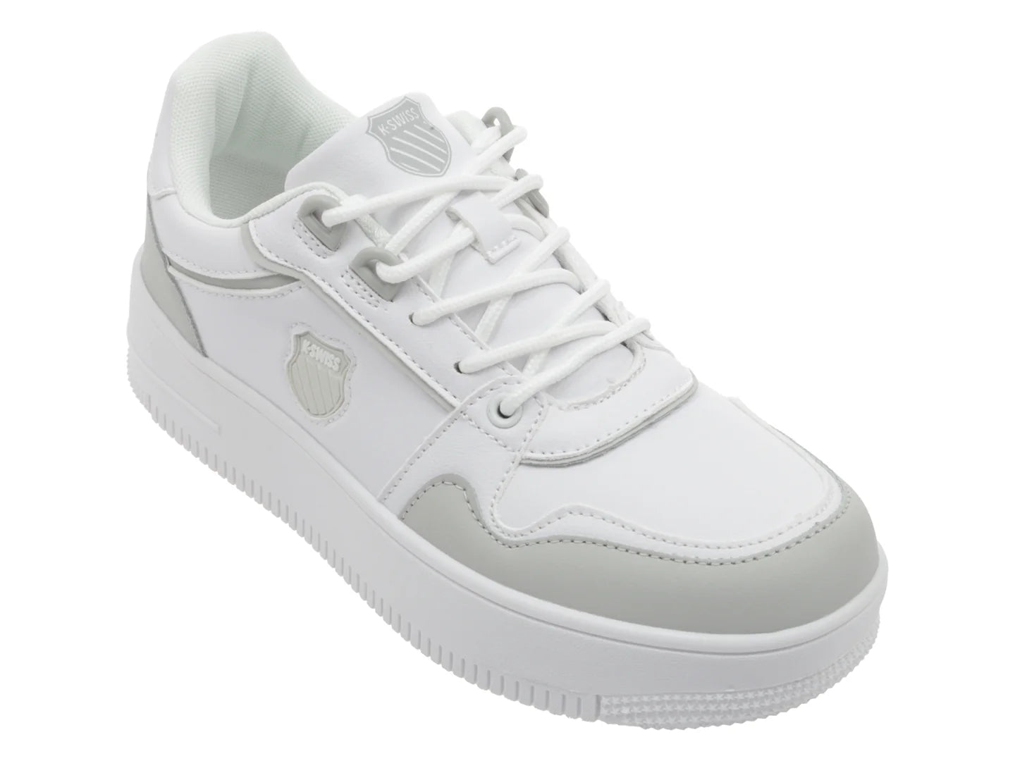 Tenis K SWISS Calm Blanco y Gris para Mujer