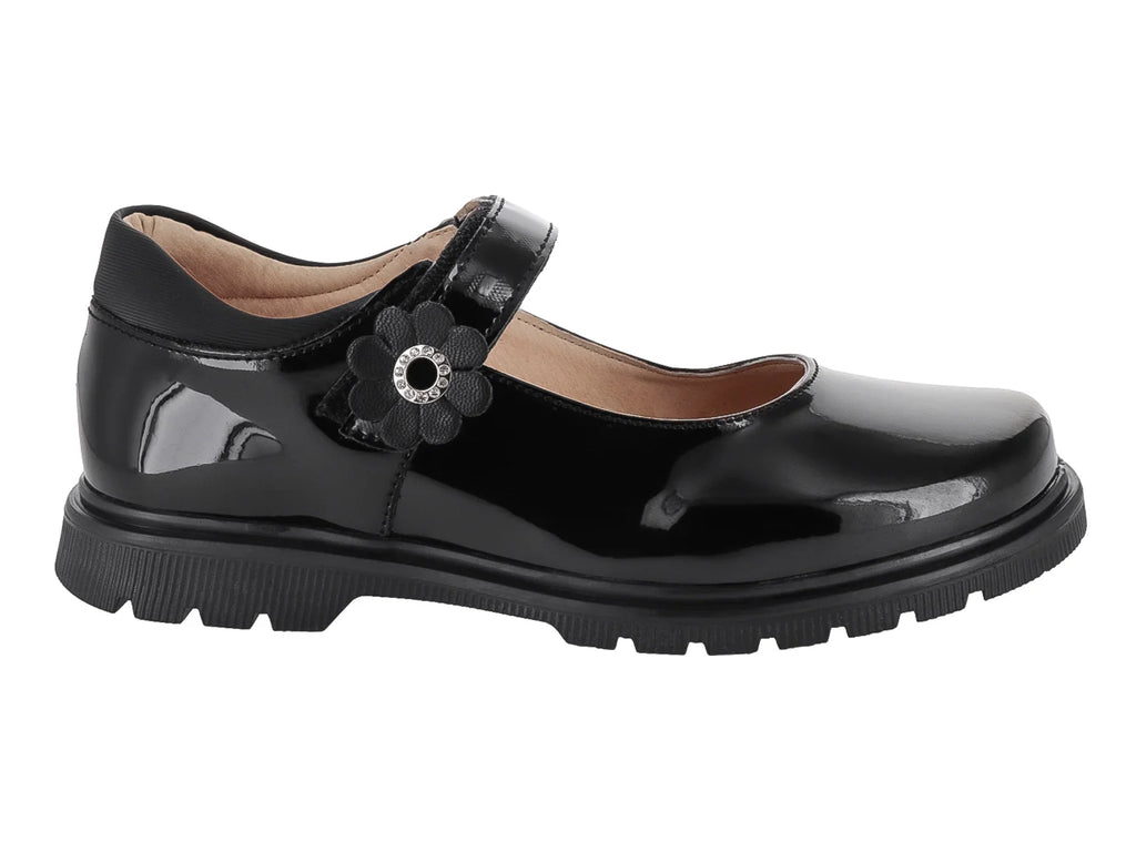 Zapatos YUYIN de Charol Negro para Niña