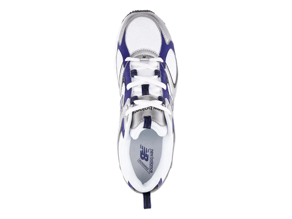 Tenis New Balance 408 Blanco y Azul para Mujer
