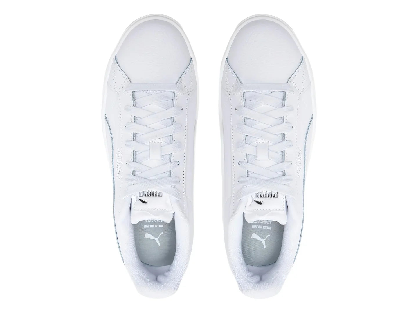 Tenis PUMA Carmen II L Blanco y Plata para Mujer
