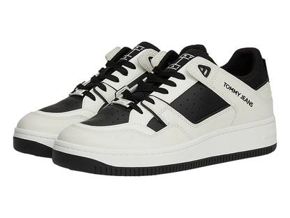 Tenis Tommy Hilfiger Basket Retro Negro para Hombre