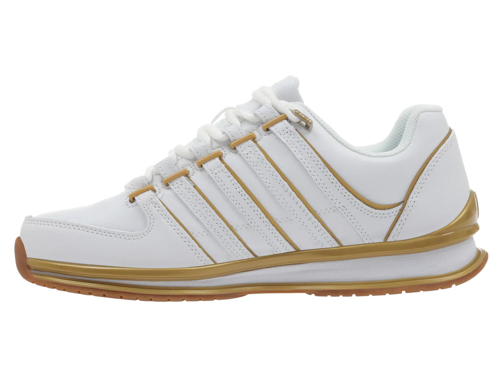 Tenis K SWISS Rinzler Blanco con Dorado para Hombre