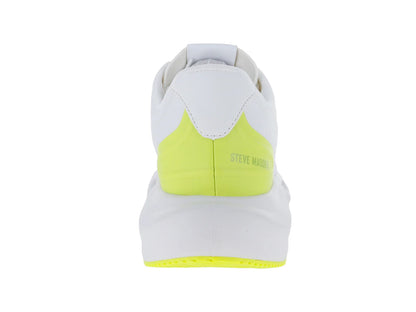 Tenis Steve Madden Hurdle Blanco con Lima para Mujer
