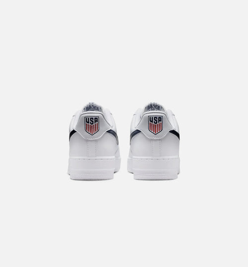 Air Force 1 07 LV8 USA Mens Lifestyle Shoe White University Red University Red Midnight Navy