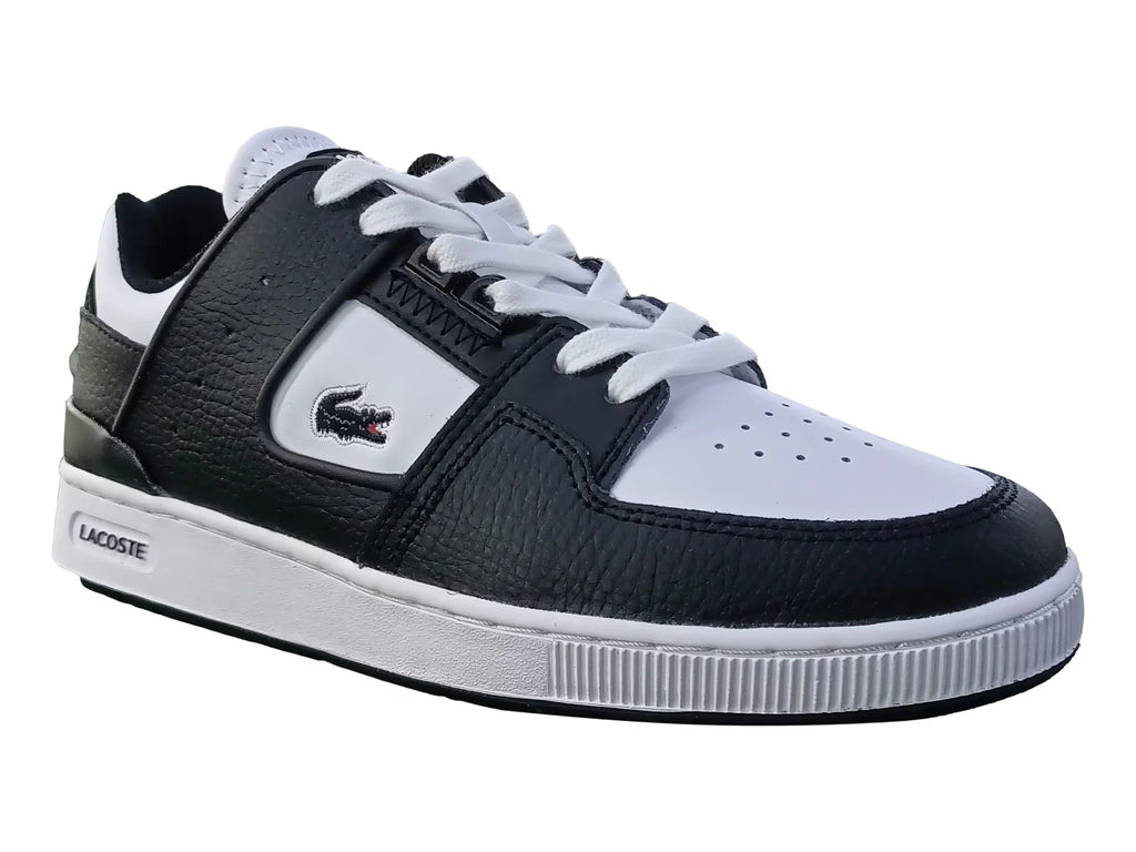 Tenis Lacoste Court Cage 224 Negro y Blanco para Mujer