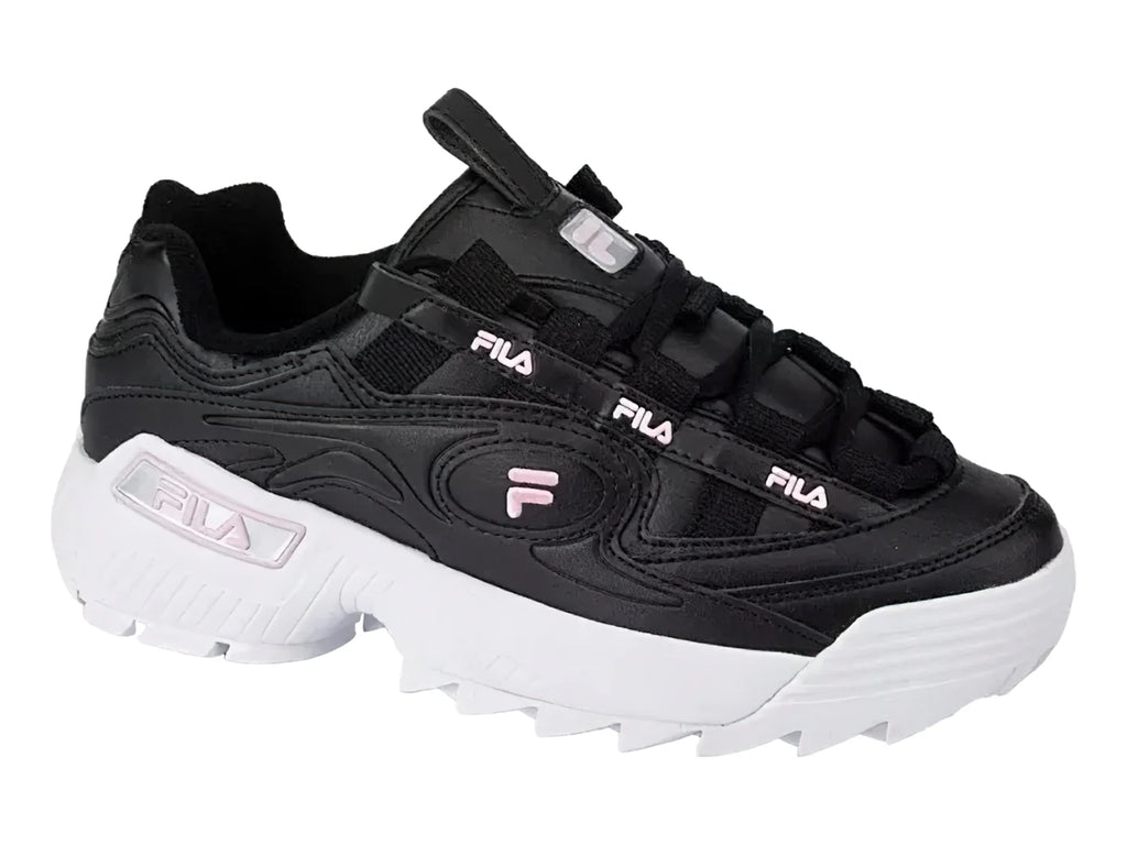 Tenis FILA D Formation Blanco y Metálico para Mujer