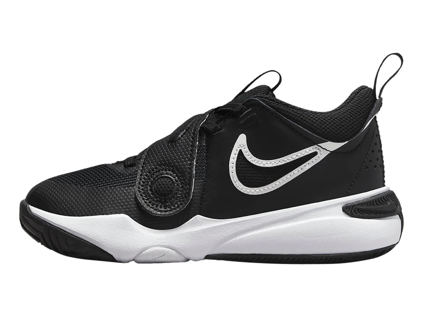Tenis Nike Team Hustle D 11 Negro con Blanco para Niño