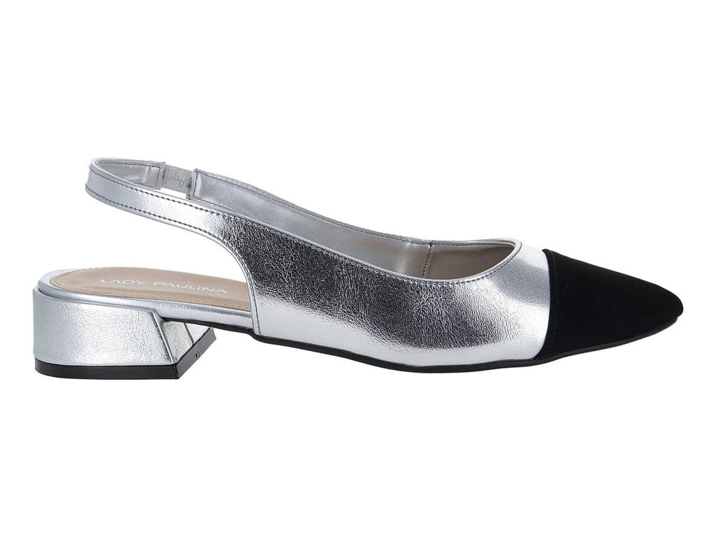 Zapatillas Lady Paulina Plata para Mujer