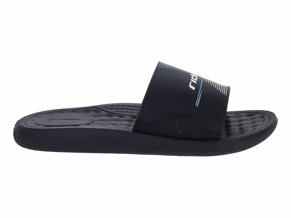 Sandalias Rider Negro Gris Blanco para Niño