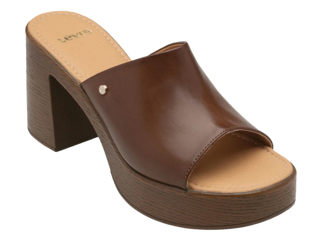 Sandalias Plataforma Levis Café para Mujer